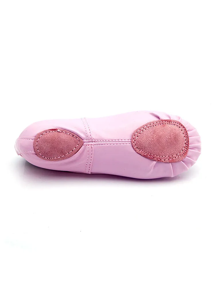 Ballet Training Shoes Soft Sole PU Fabric Embroidered Dance Shoes