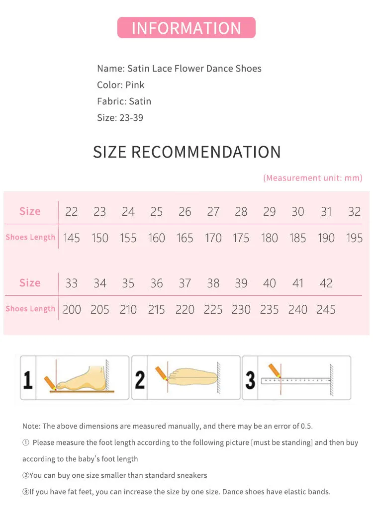 Ballet Training Shoes Soft Sole PU Fabric Embroidered Dance Shoes