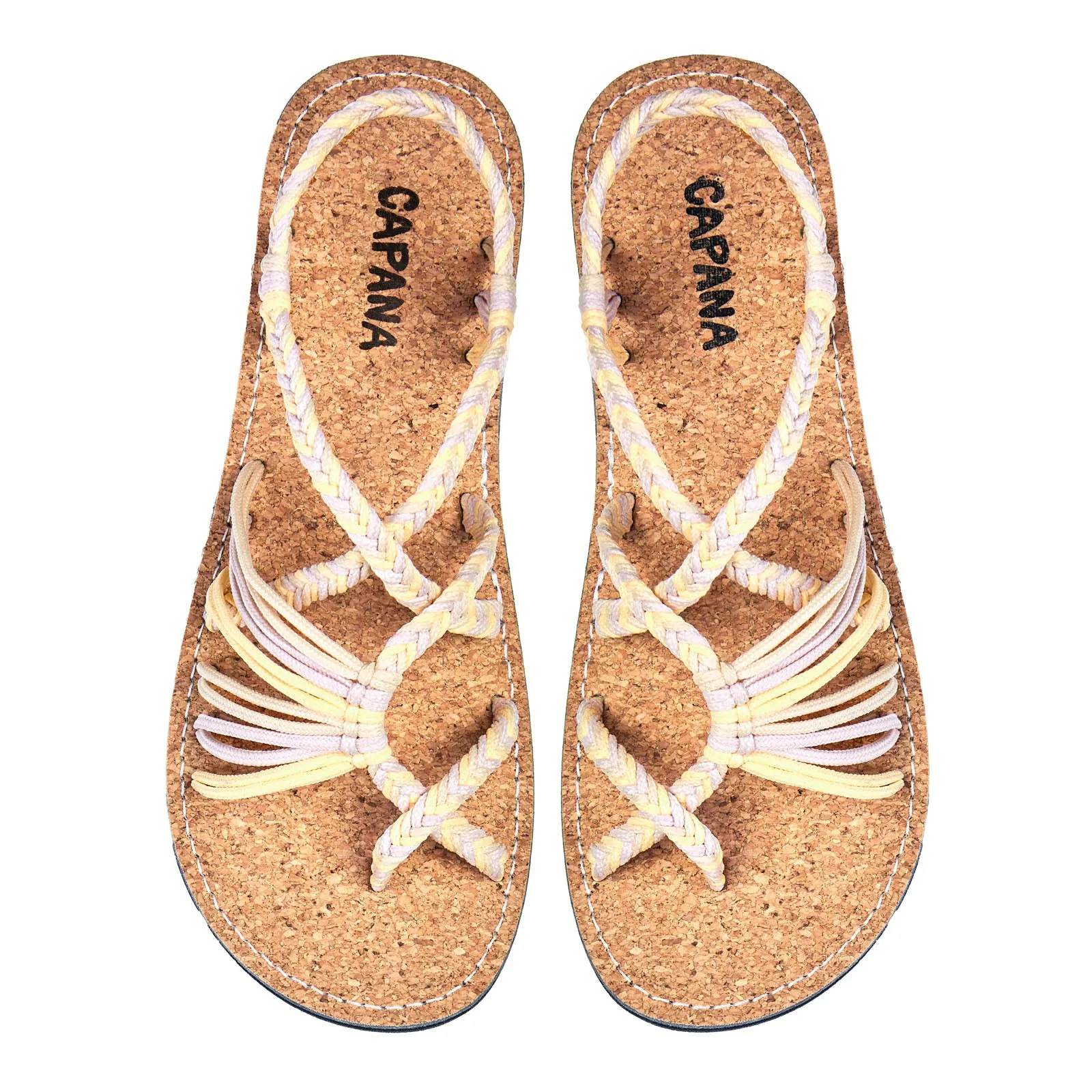 Banyan - Ivory White Rope Sandals