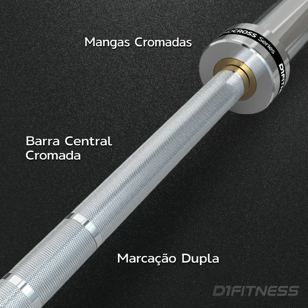Barra Olímpica Masculina - Cromada