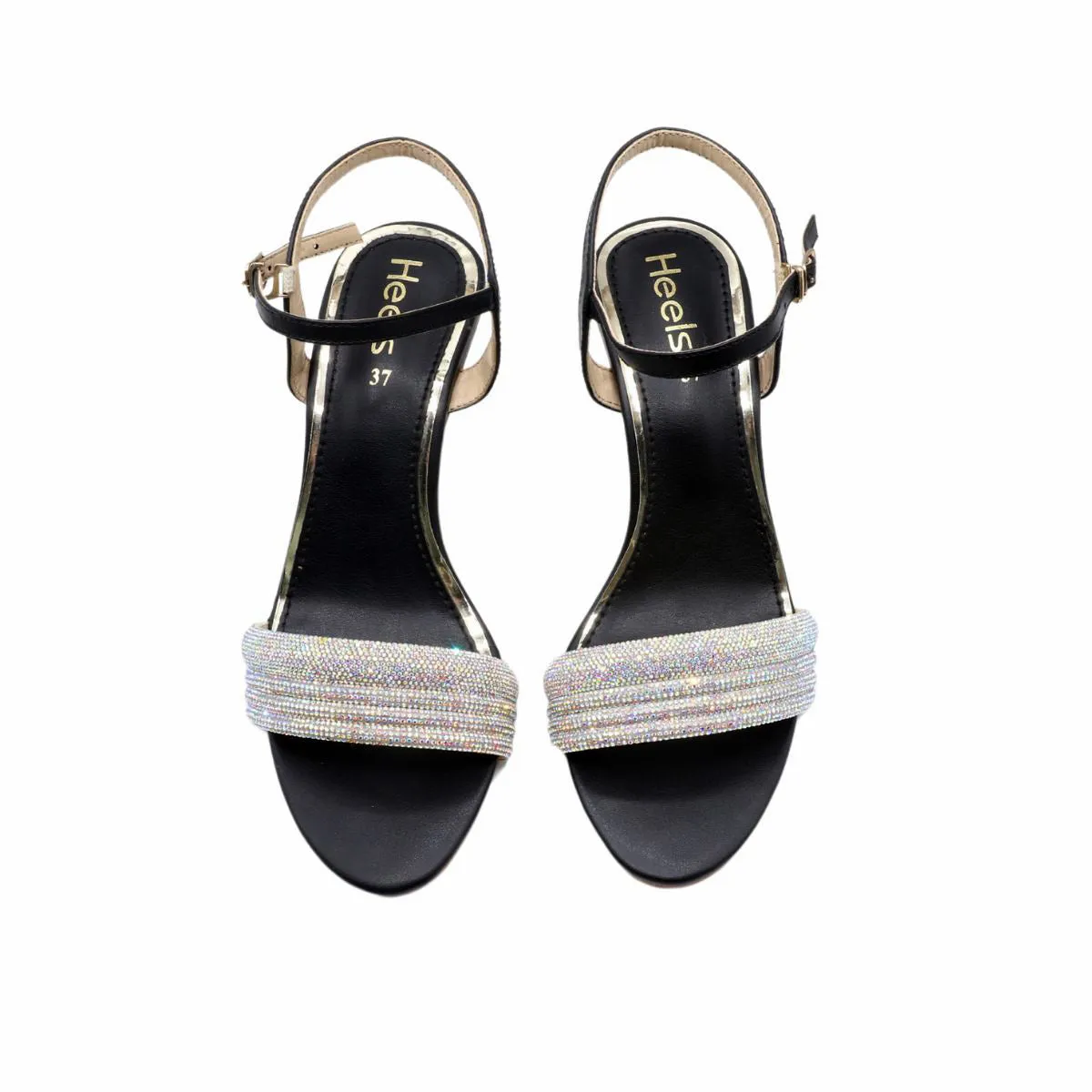 Black Bridal Sandal 066644