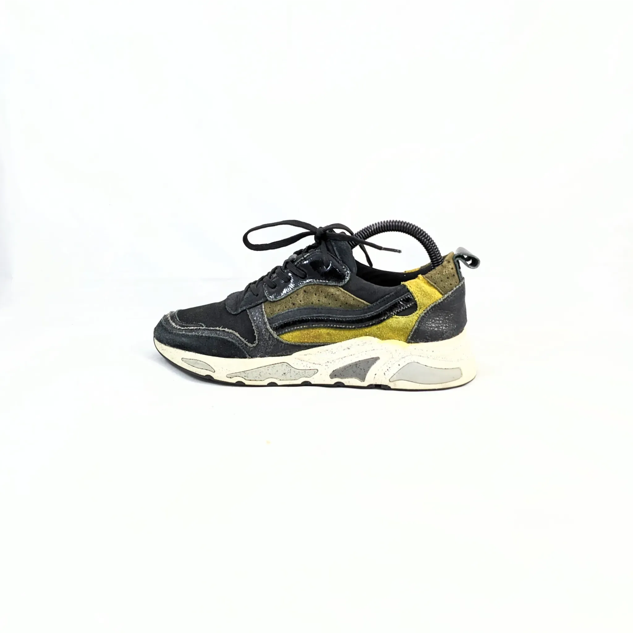 Black Chunky Sneakers