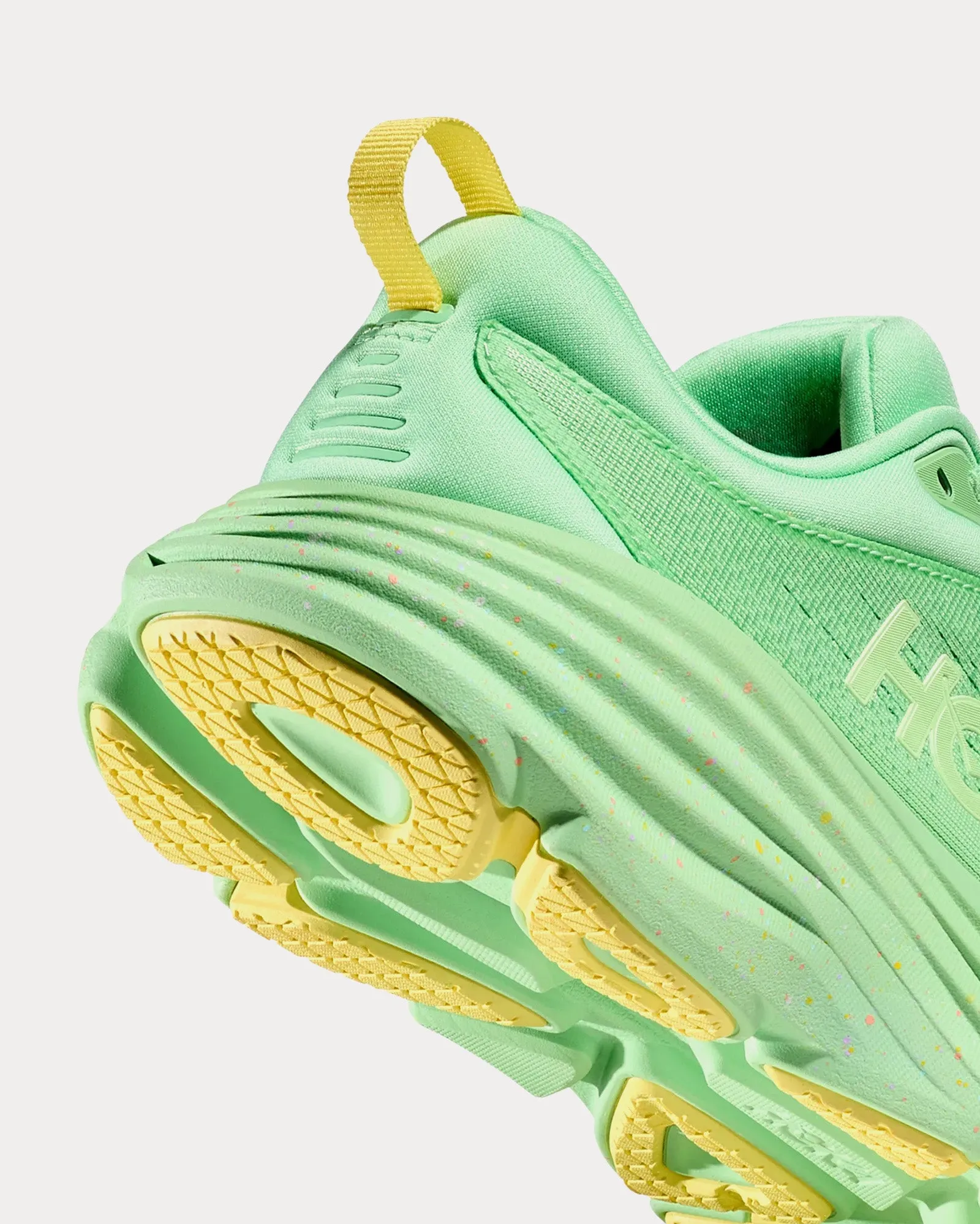 Bondi 8 Lime Glow / Lemonade Running Shoes