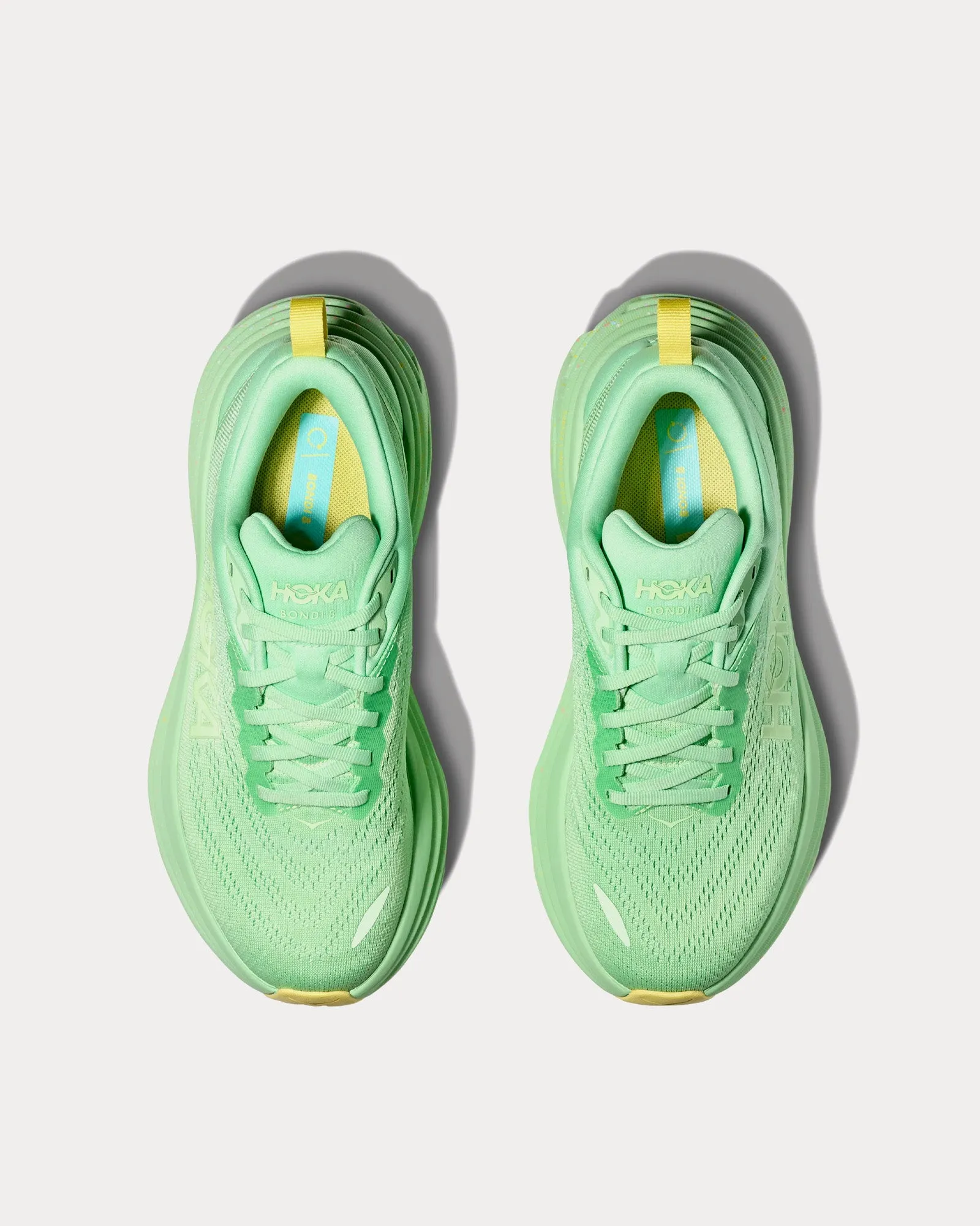 Bondi 8 Lime Glow / Lemonade Running Shoes