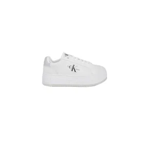 Calvin Klein Silver Leather Sneaker