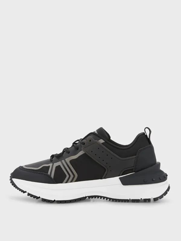 Chunky Runner Laceup Low Lth-Tpu