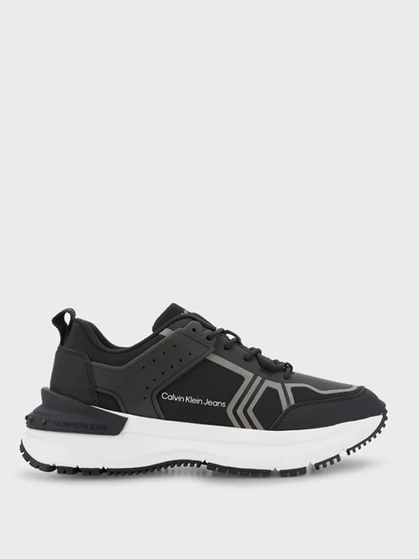 Chunky Runner Laceup Low Lth-Tpu