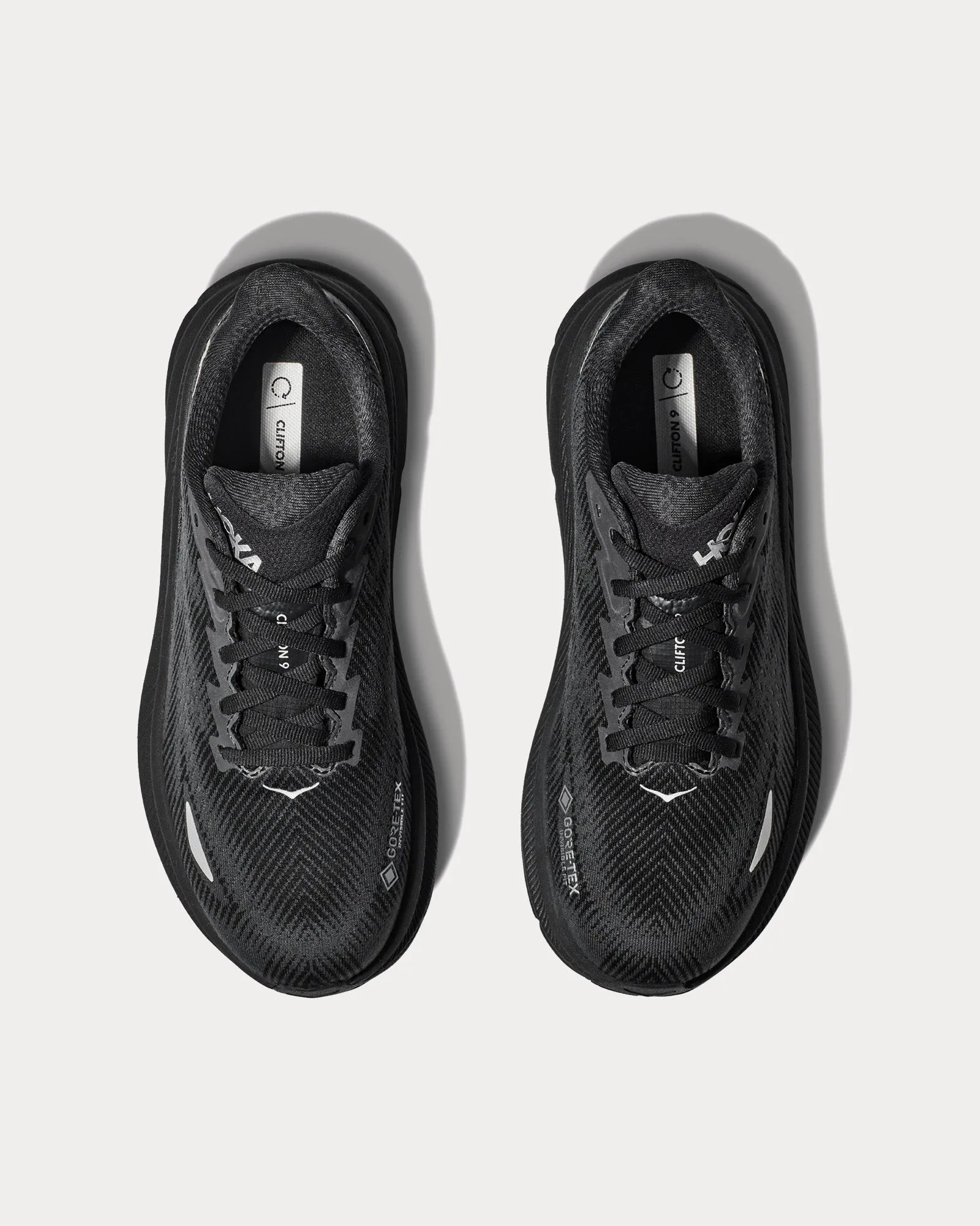 Clifton 9 GTX Black / Black Running Shoes