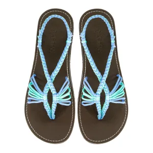 Cocoon - Turquoise sky blue Rope Sandals