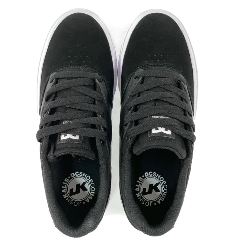 DC Shoes Youth Kalis Vulc Black/ Black/ White