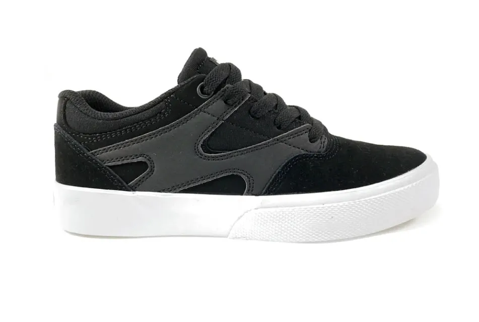 DC Shoes Youth Kalis Vulc Black/ Black/ White