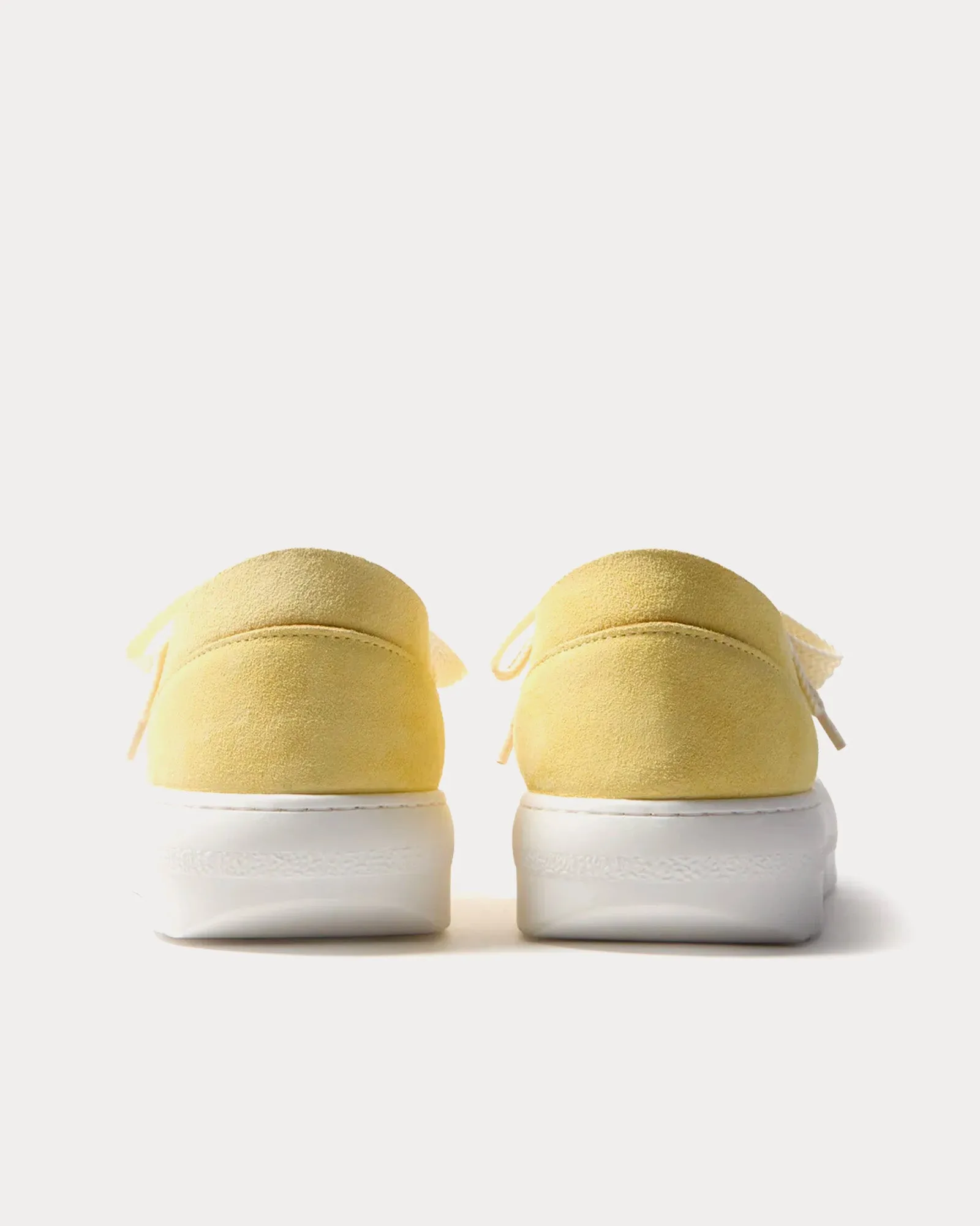 Dreamy Suede Light Yellow Low Top Sneakers
