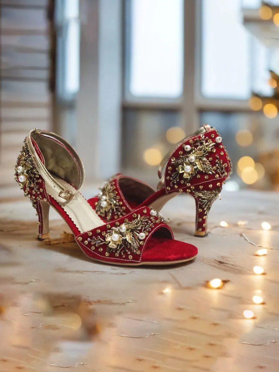 Fancy  Heel Sandal for Women's