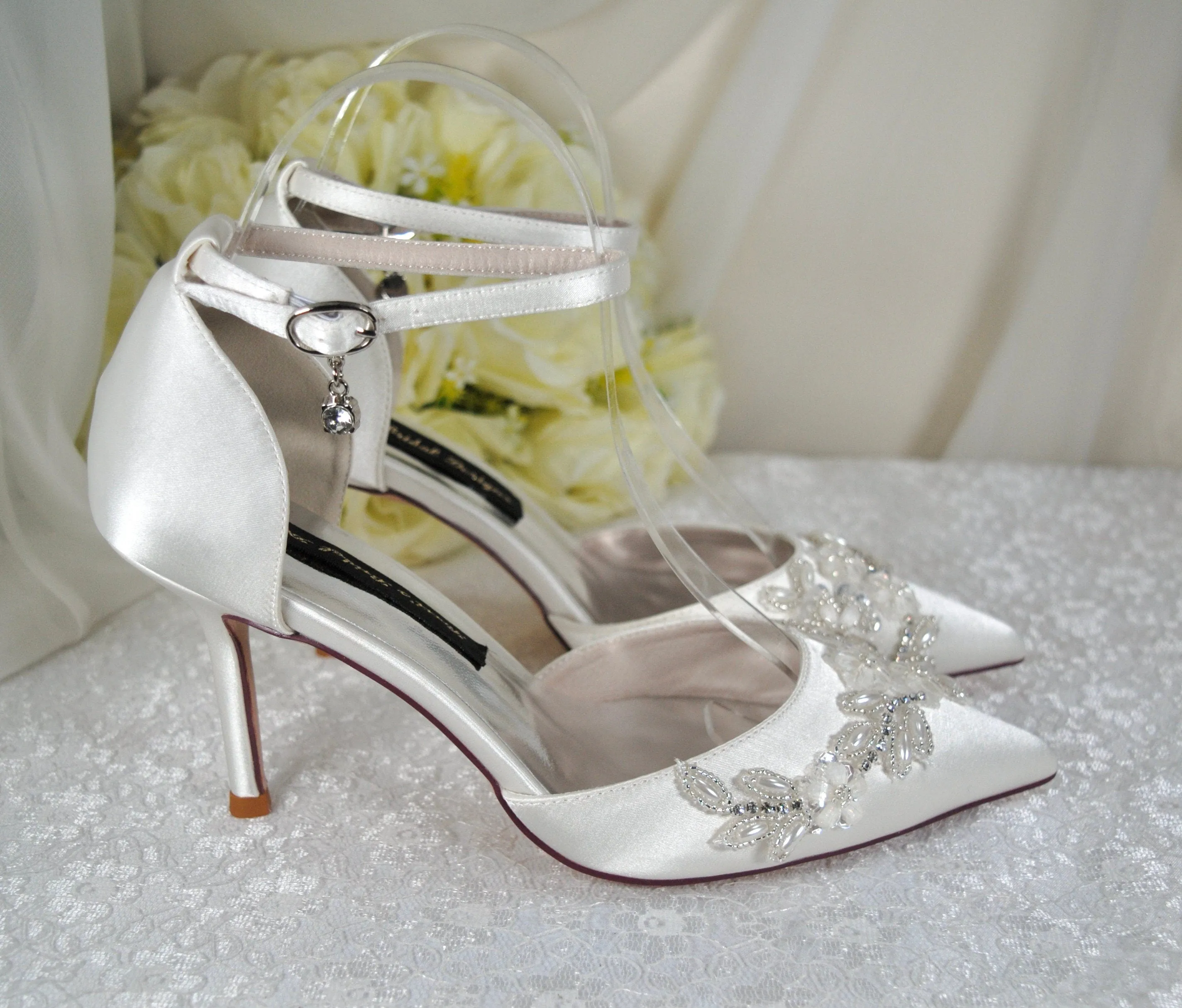 Fern | Satin | 6cm, 8cm or 10cm Heel