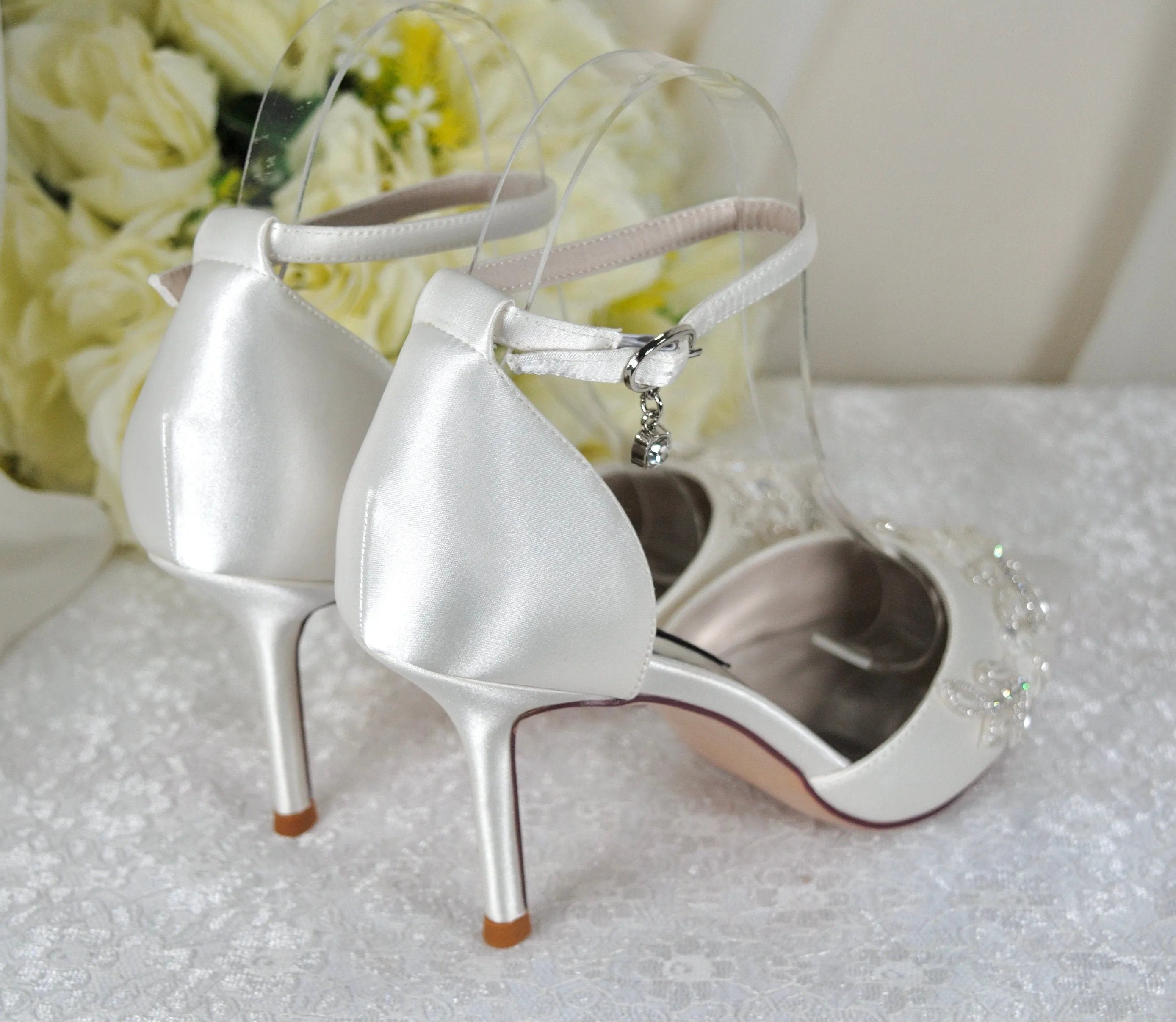 Fern | Satin | 6cm, 8cm or 10cm Heel