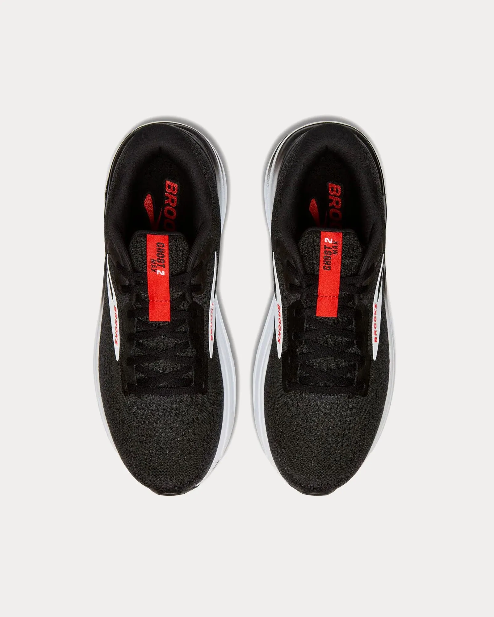 Ghost Max 2 Black / White / Fiery Red Running Shoes