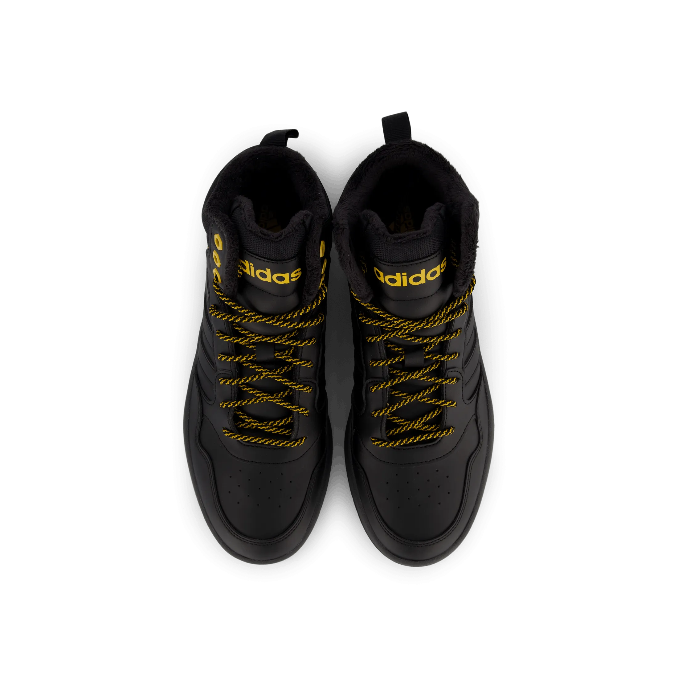 Hoops 3.0 Mid Lifestyle Basketball Classic Fur Lining Winterized Shoes Core Black