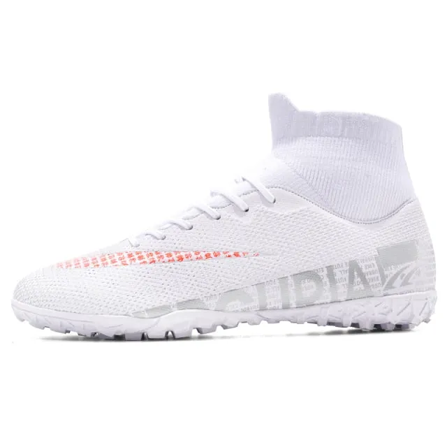 Hot Sale Turf Soccer Shoes Men High Ankle Training Soccer Boots