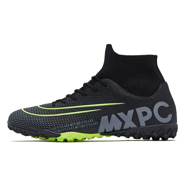 Hot Sale Turf Soccer Shoes Men High Ankle Training Soccer Boots