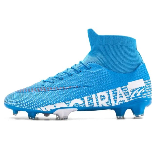 Hot Sale Turf Soccer Shoes Men High Ankle Training Soccer Boots
