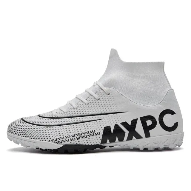 Hot Sale Turf Soccer Shoes Men High Ankle Training Soccer Boots