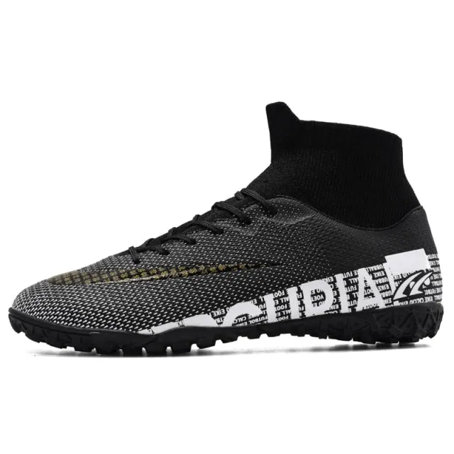 Hot Sale Turf Soccer Shoes Men High Ankle Training Soccer Boots