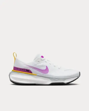 Invincible 3 White / Vivid Sulphur / Pure Platinum / Vivid Purple Running Shoes