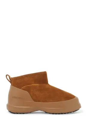 luna low suede leather ankle 80D2480040 COGNAC