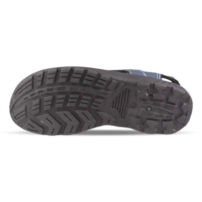 Mens Navy Touch Fasten Sandal