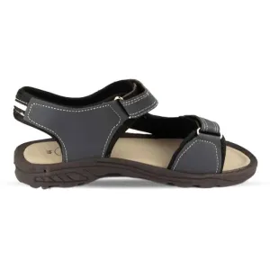 Mens Navy Touch Fasten Sandal