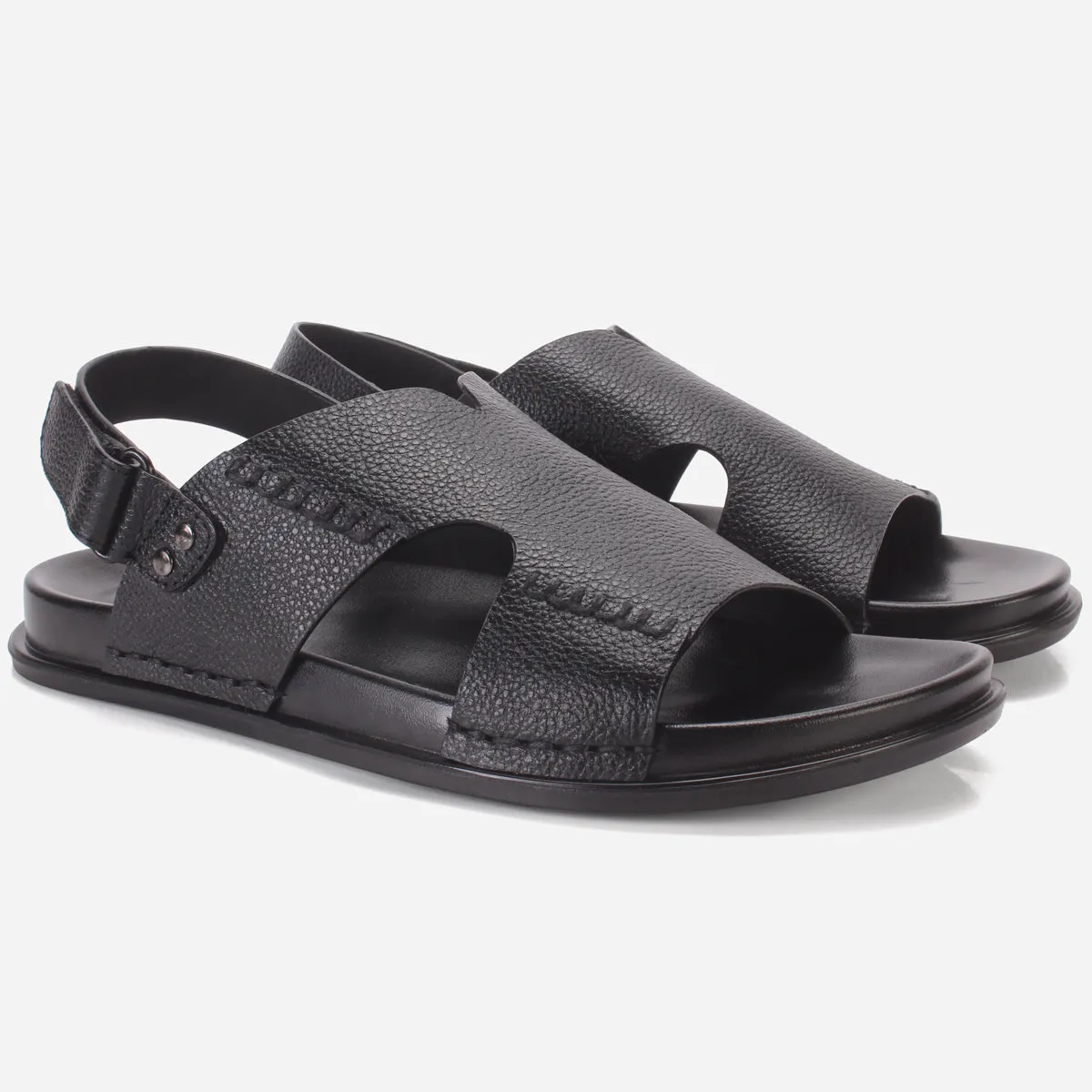 Mens "KEMPTER" Leather Open Toe Sandals