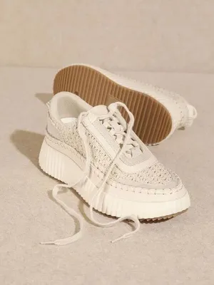 Moving in Style Dolea Chunky Platform Lace-up Sneakers