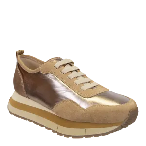 NAKED FEET - KINETIC in GOLD Platform Sneakers