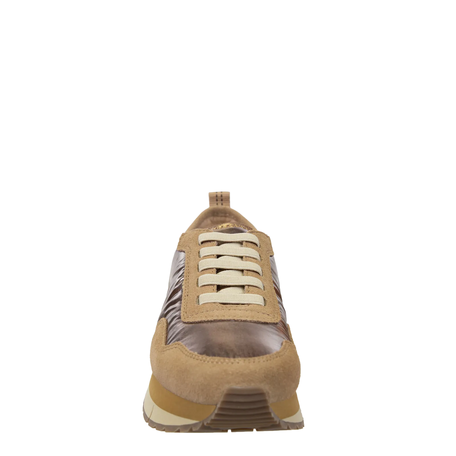 NAKED FEET - KINETIC in GOLD Platform Sneakers