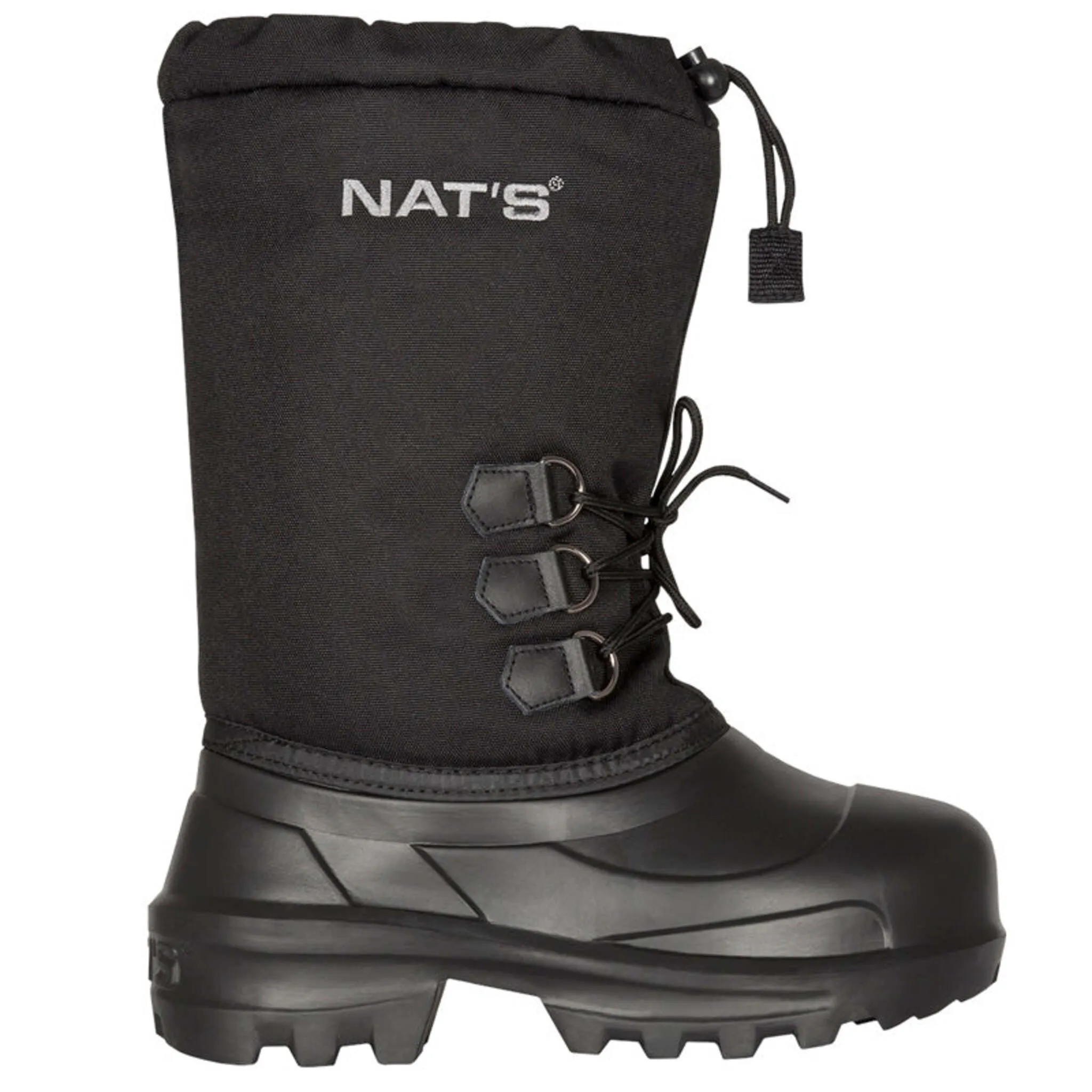 Nats Men's Winter Work Boots R900 | Nylon EVA Ultra-Light, Plain Toe, Removable Primaloft® Liner, -85°C Rated, Front Lacing, Draw Cord | Sizes 8-13