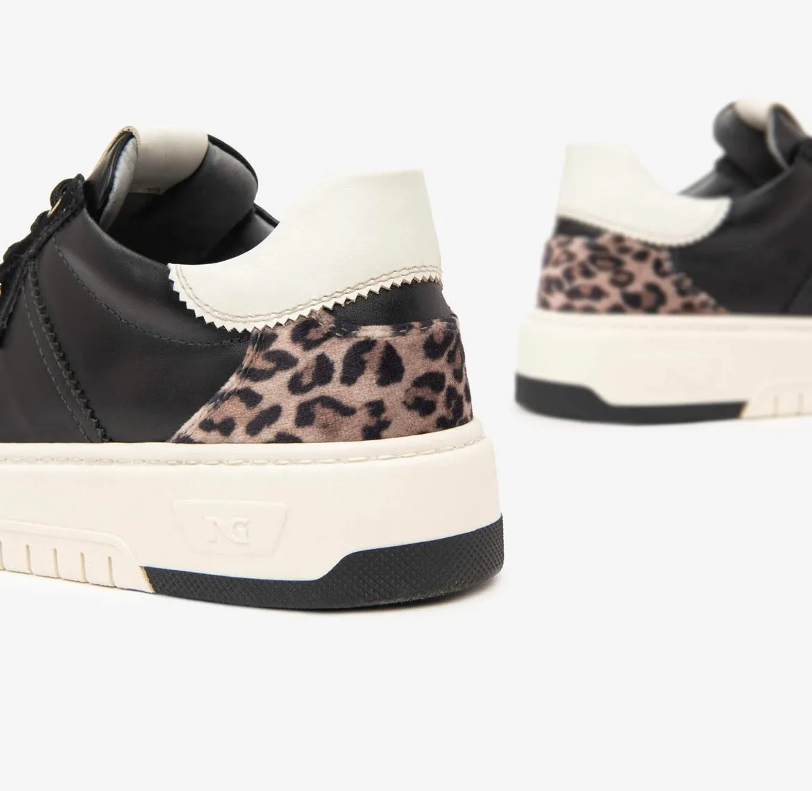 Nerogiardini black leather sneakers