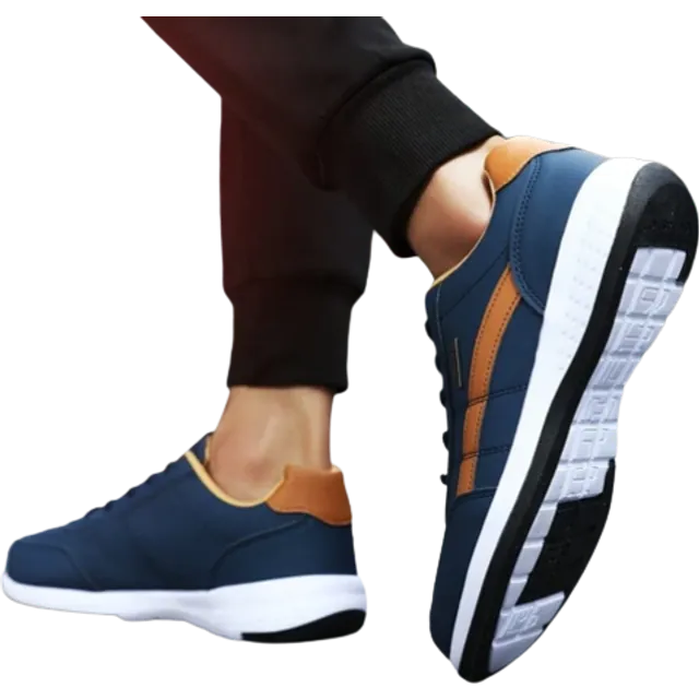 New Men's Stauer Ultra Comfort Waterproof Sneakers in Navy Sz 11! Retails $70 