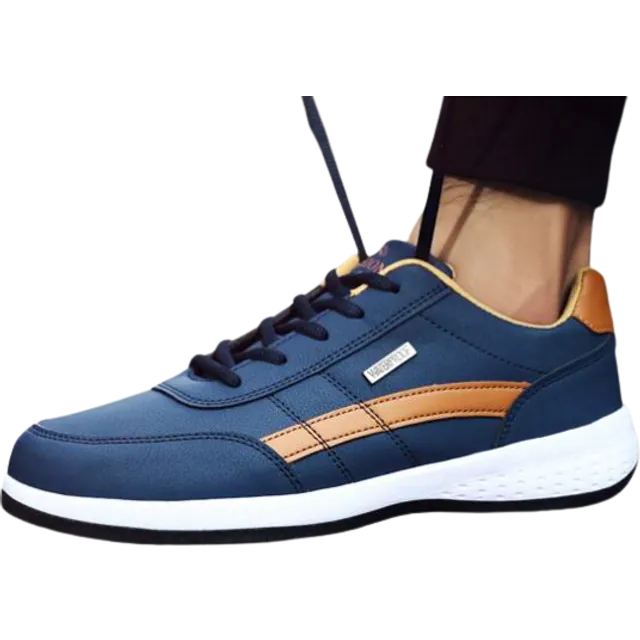 New Men's Stauer Ultra Comfort Waterproof Sneakers in Navy Sz 11! Retails $70 