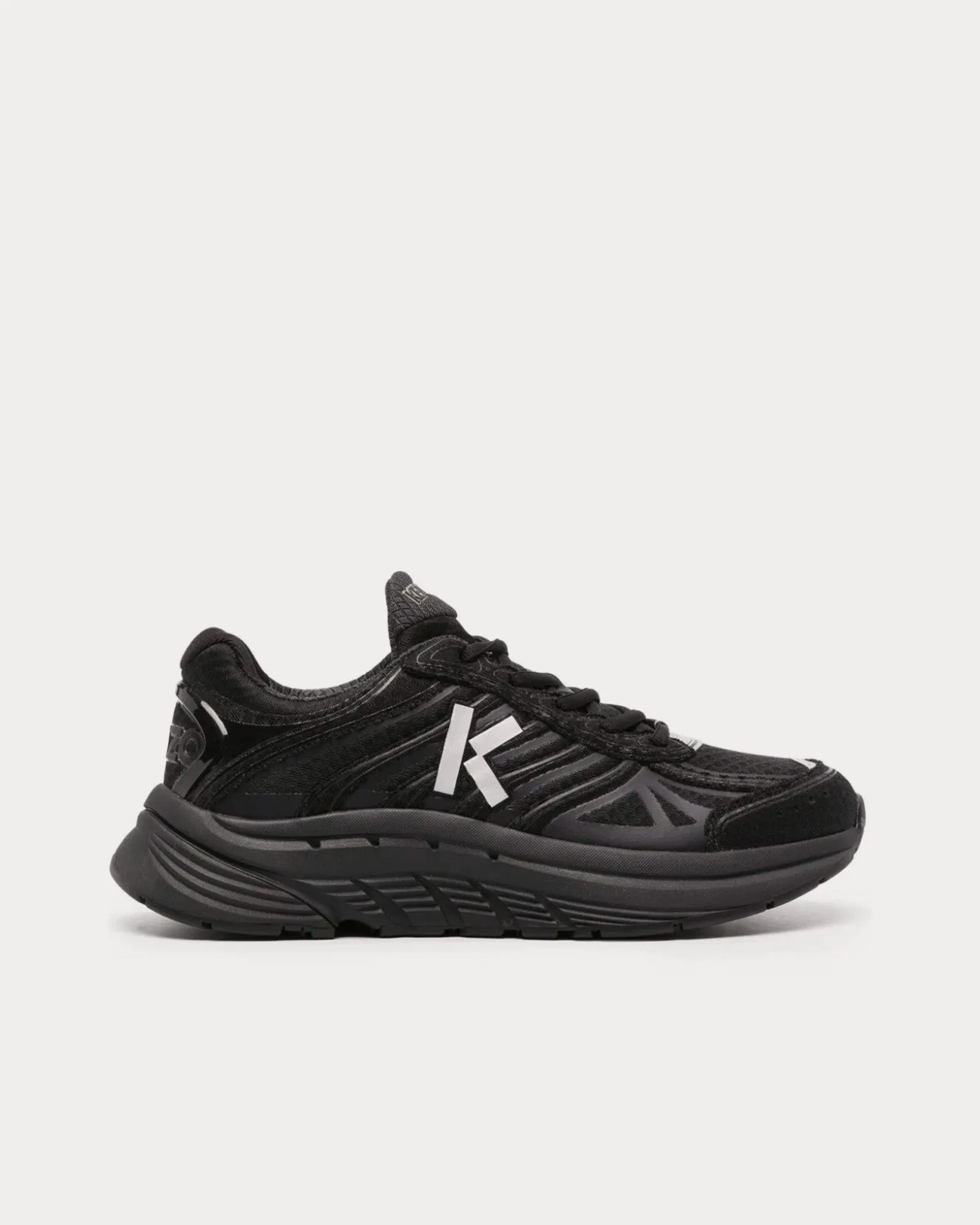 Pace Tech Runner Black Low Top Sneakers