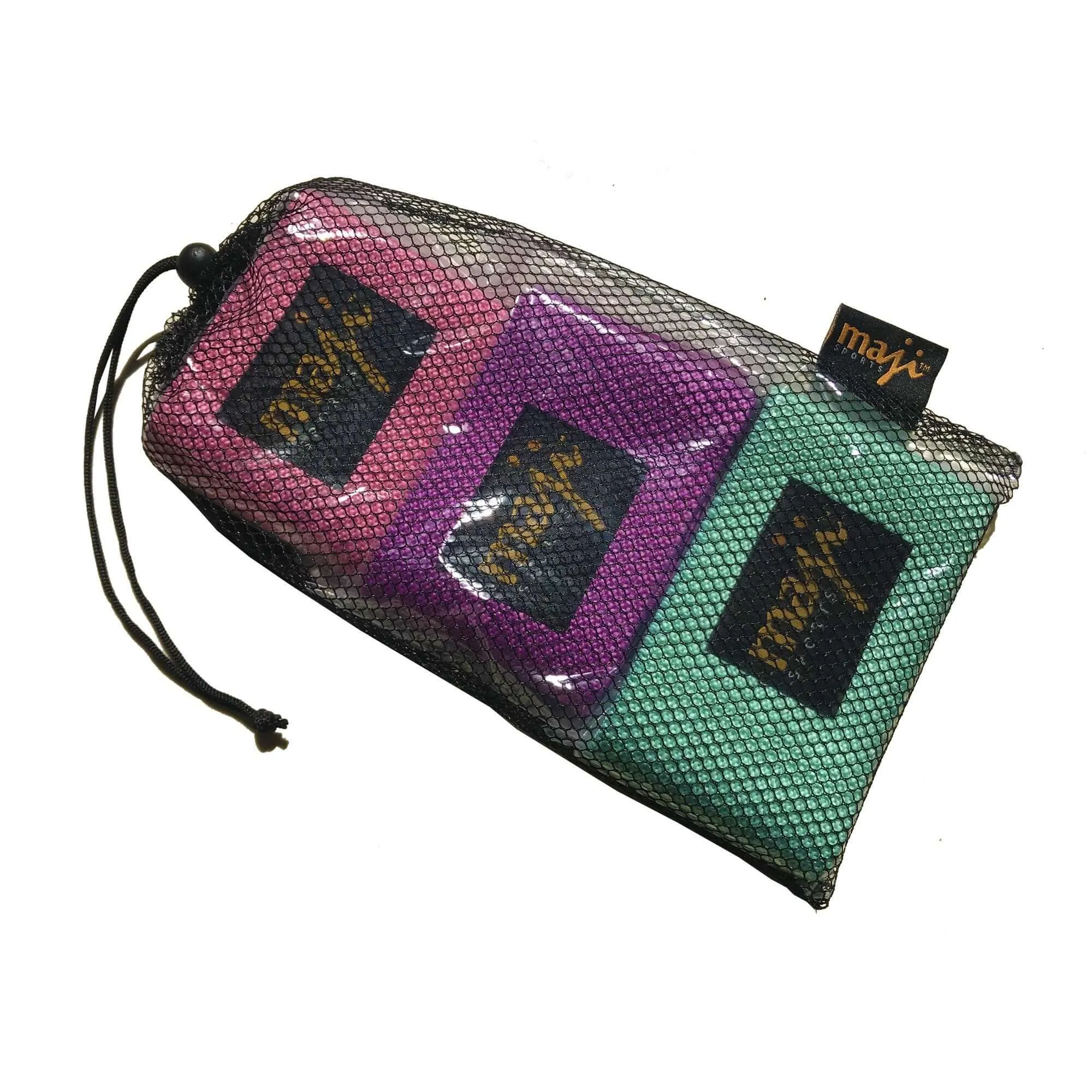 Pack Of Three Multi-Color Booty Bands - 3 Sizes 3 Weights