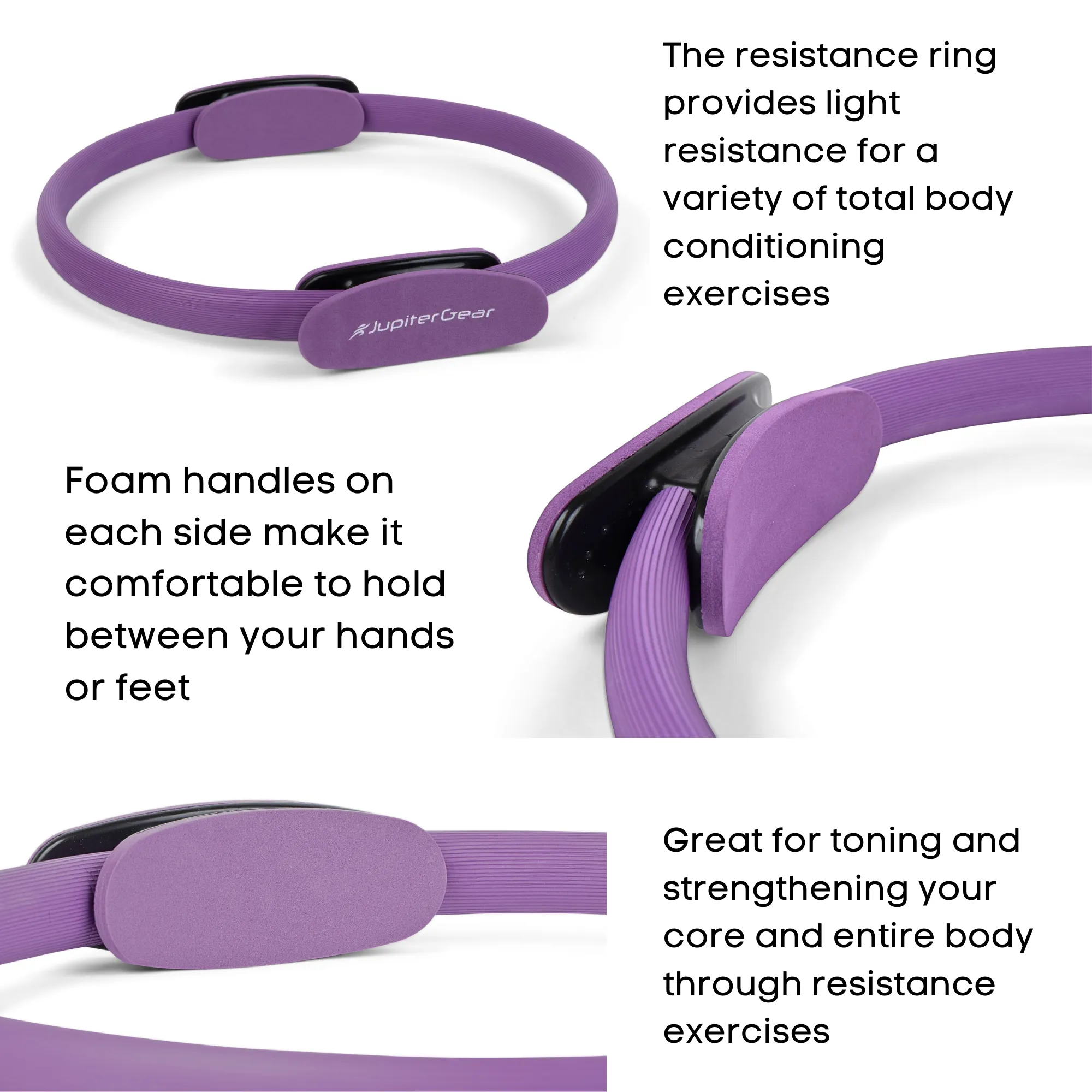 Pilates Resistance Ring for Strengthening Core Muscles | ERGOHeal®