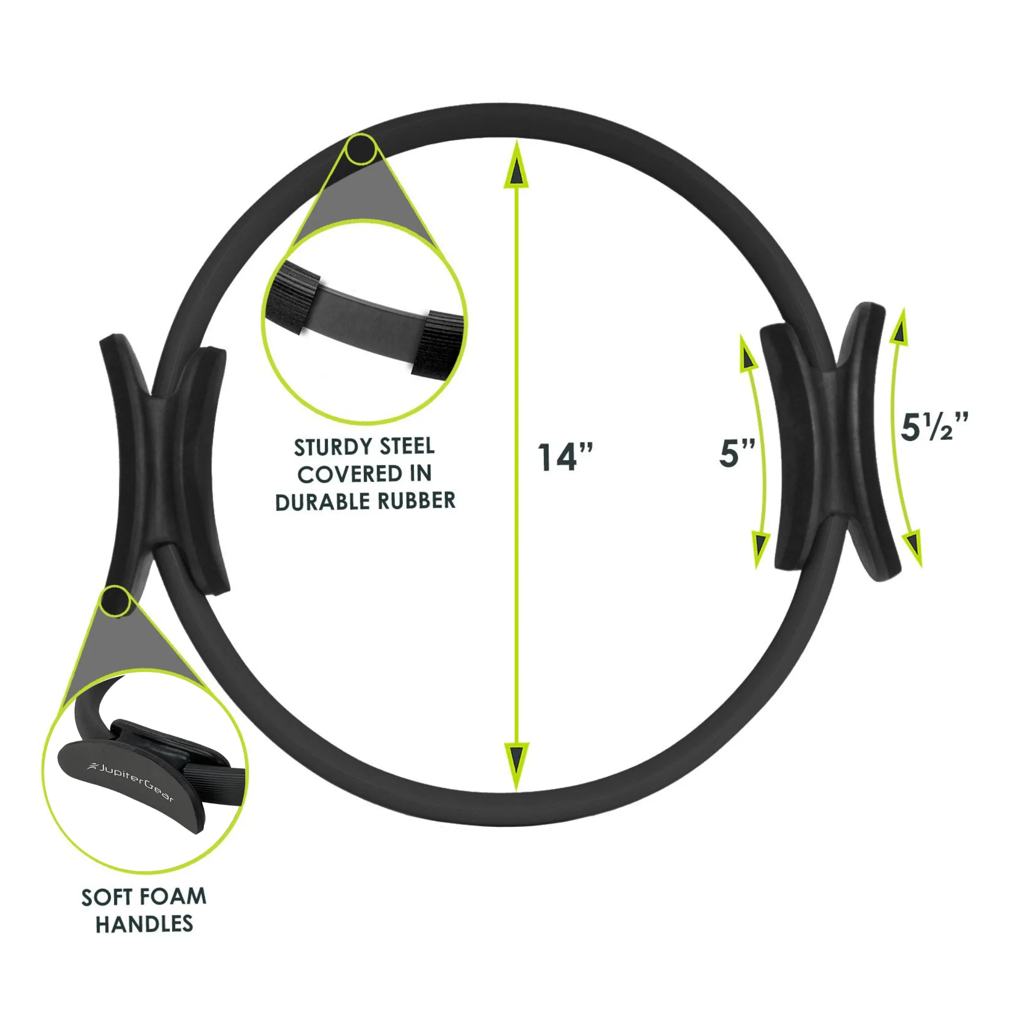 Pilates Resistance Ring for Strengthening Core Muscles | ERGOHeal®