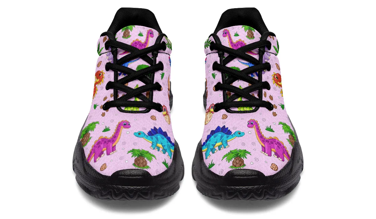 Pink Baby Dinos Chunky Sneakers