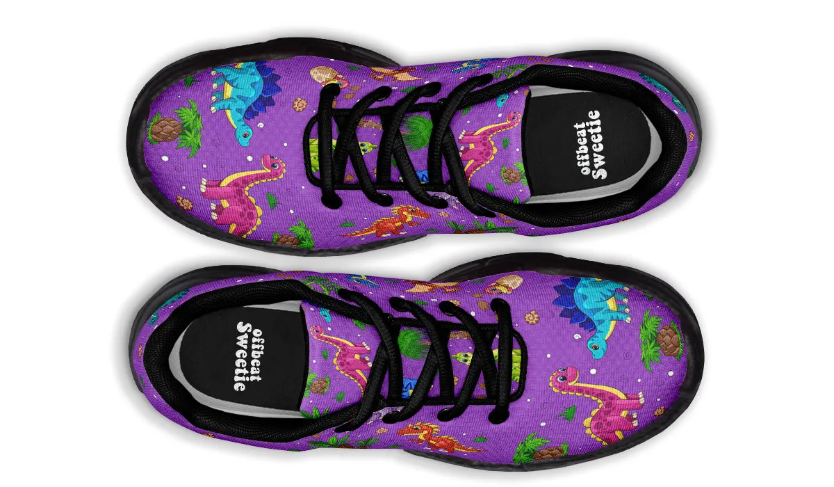 Purple Baby Dinos Chunky Sneakers