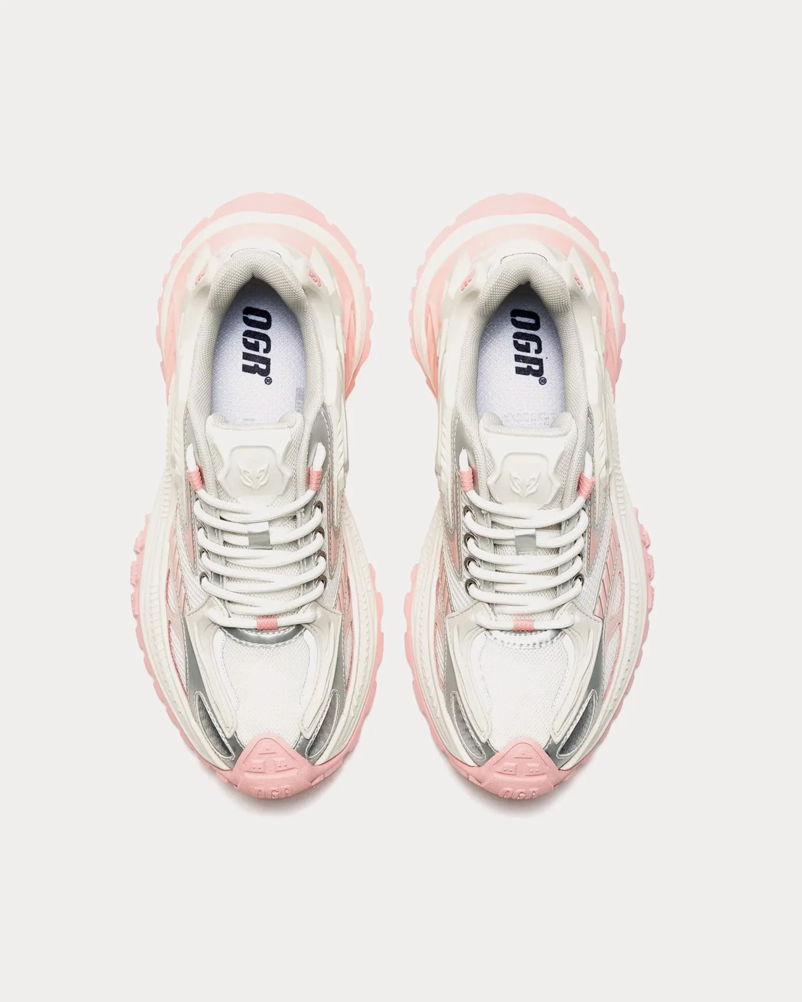 Rattlesnake Pink Low Top Sneakers