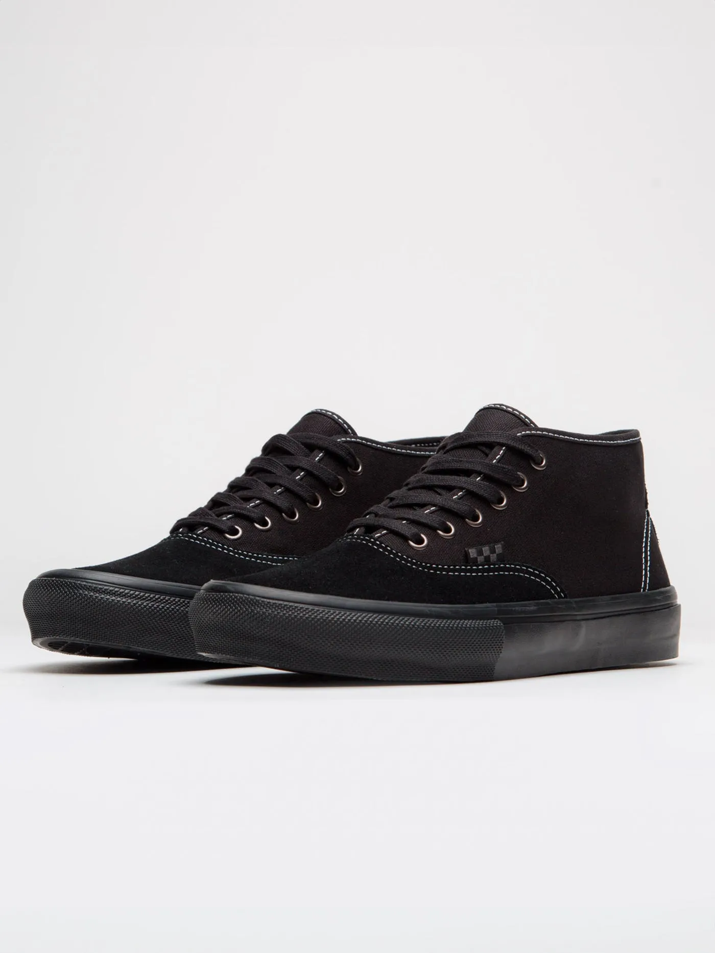 Skate Authentic Mid Blackout Shoes