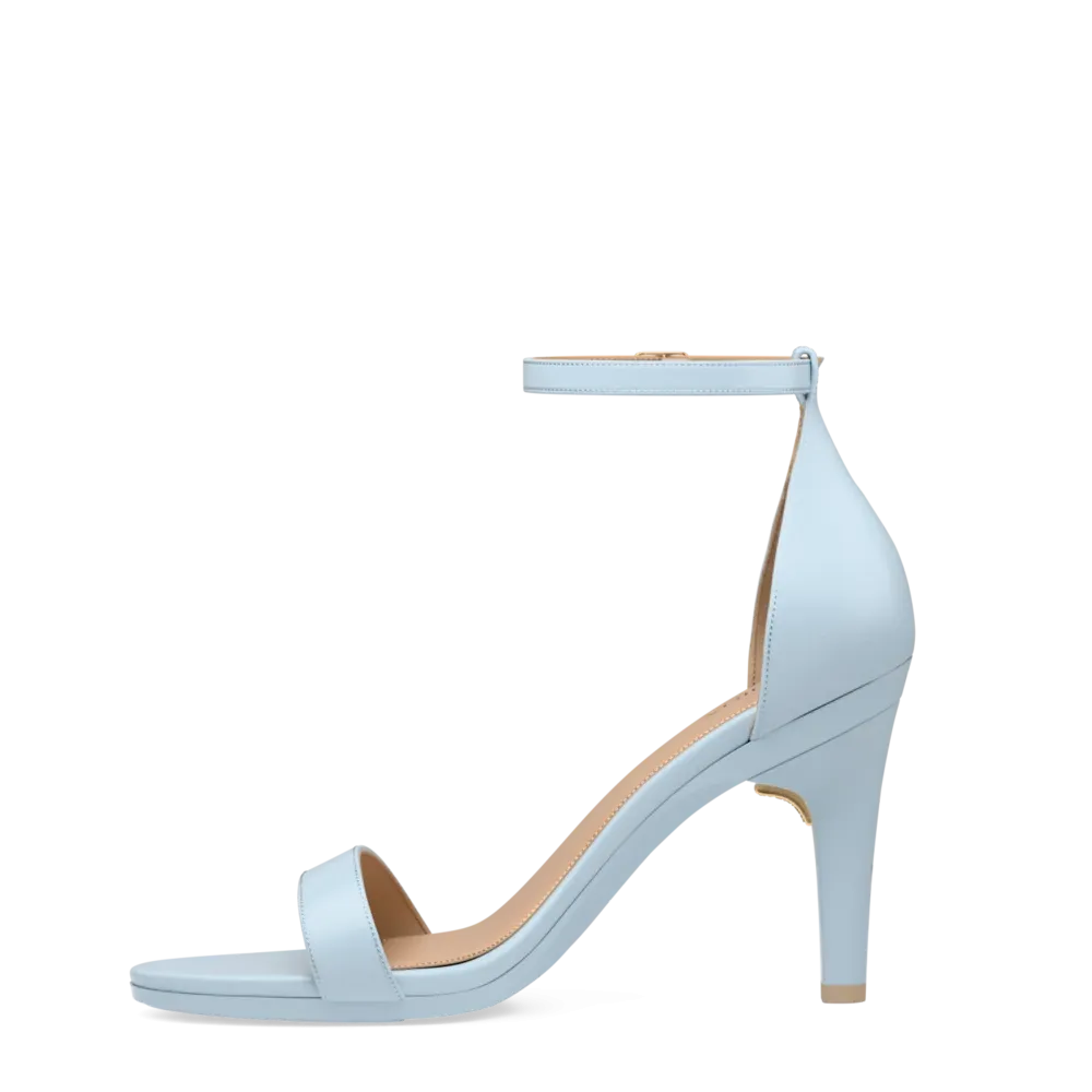 The Pashionista - Baby Blue Leather 4 Stiletto