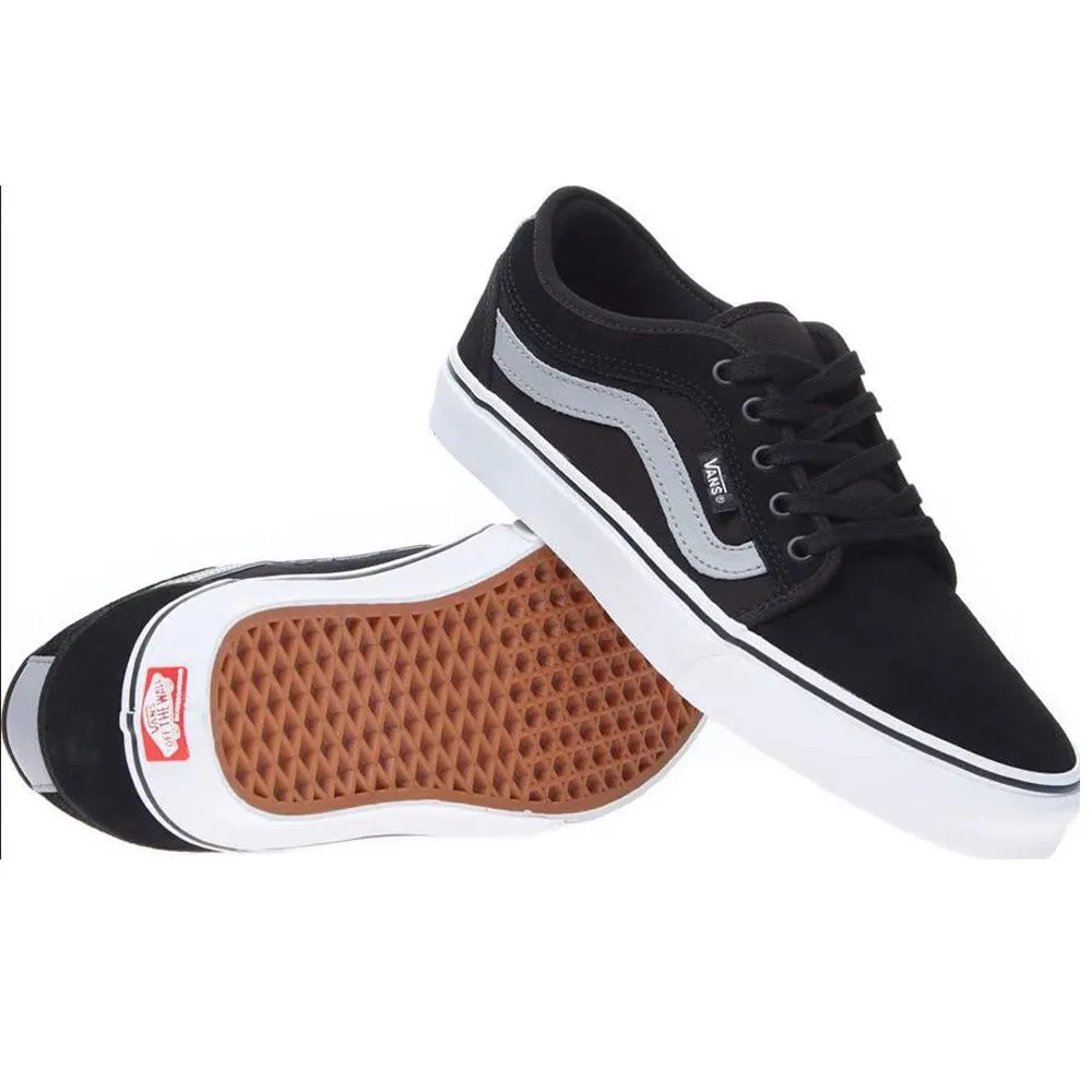 Vans Chukka Low Sidestripe Shoes  - Black/Grey/White