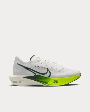 Vaporfly 3 White / Volt / Sail / Pro Green Running Shoes