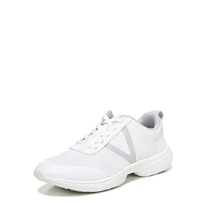 Vionic Women's Vortex Jolisa Lace Up Knit Athletic Shoes - Ladies Supportive Walking Sneakers That Include Three-Zone Comfort with Orthotic Insole Arch Support, White 8.5 Wide